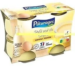 Ppc petit pot de creme saveur vanille 4x100g