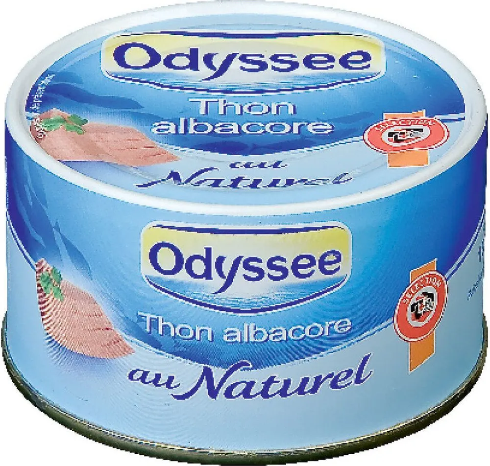Thon albacore au naturel tranche 132g 93g (1/6)