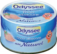 Thon albacore au naturel tranche 132g 93g (1/6)