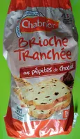 Brioche tranchée aux pépites de chocolat