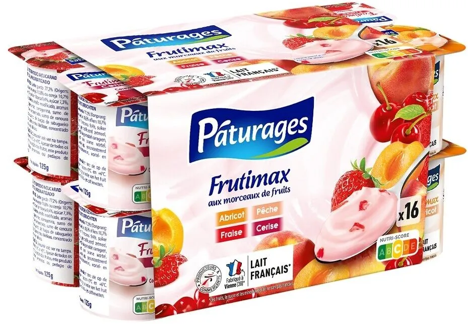 Yaourt aux fruits 16x125g frutimax
