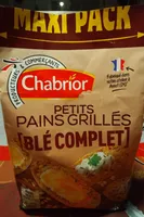 Petits pains grillés au blé complet