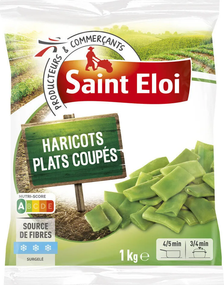 Haricots plats coupés
