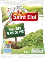 Haricots plats coupés