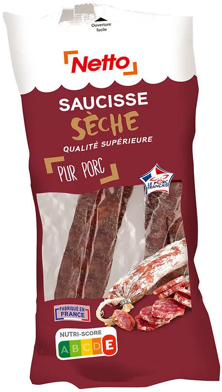 HD Saucisse sèche courbe pur porc 300g