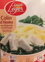 Colin d'Alaska aux Épinards et à la Purée