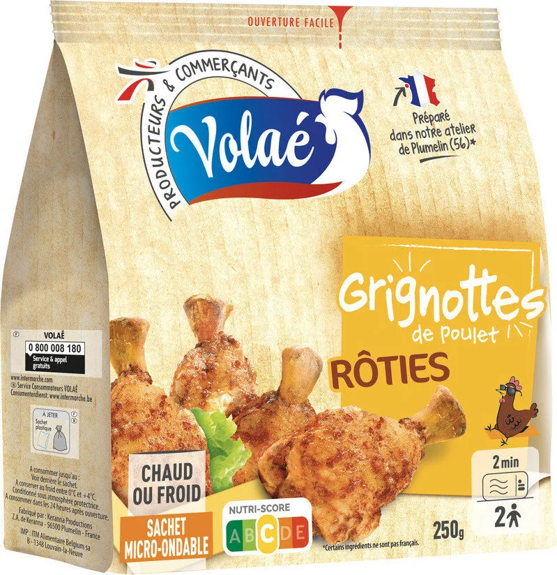 Grignottes de poulet rôties