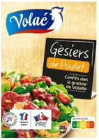 GESIERS DE POULET CONFITS DANS LA GRAISSE DE CANARD - 300g