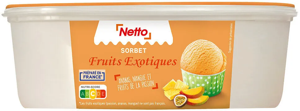 Bac sorbet fruits exotiques - 1L