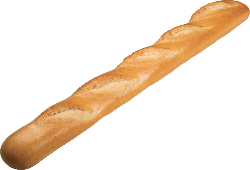 Pain parisien cru (pain blanc)/ 400 cuit