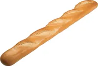 Pain parisien cru (pain blanc)/ 400 cuit