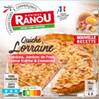 Quiche lorraine surgelée 400g