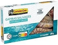 GAMBAS SAUVAGE DE MADAGASCAR 400G 30-40 /Kg