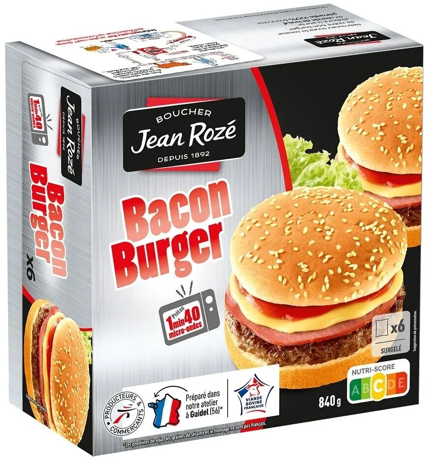 Baconburger 840g