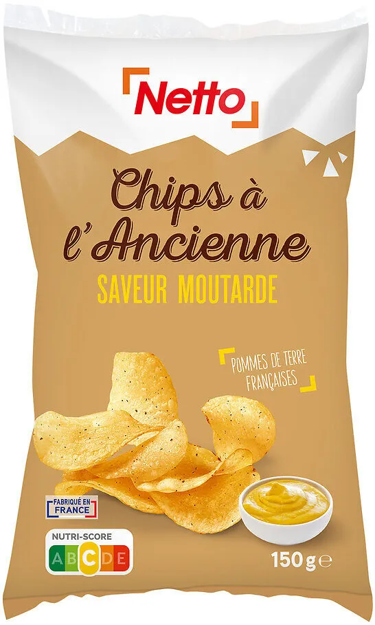 Chips à l'ancienne saveur moutarde