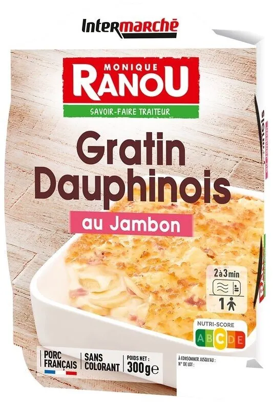 GRATIN DAUPHINOIS AU JAMBON 300g