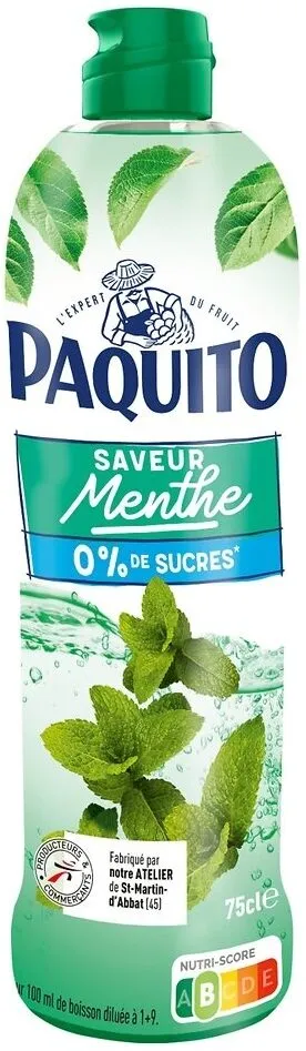 Sirop Zéro saveur Menthe 75cl
