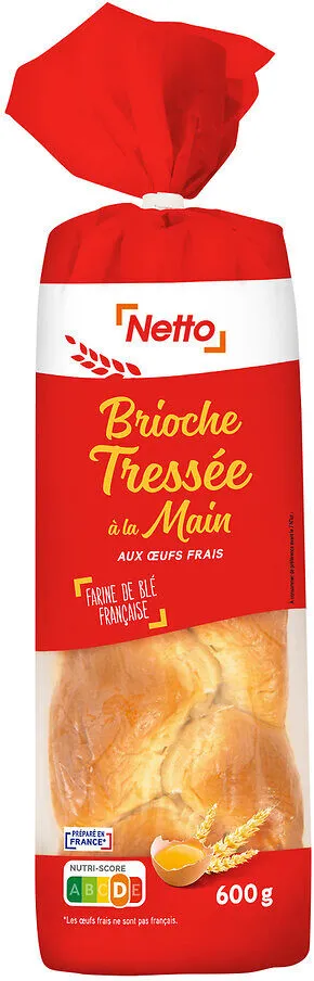 Brioche tressée mixte 600g