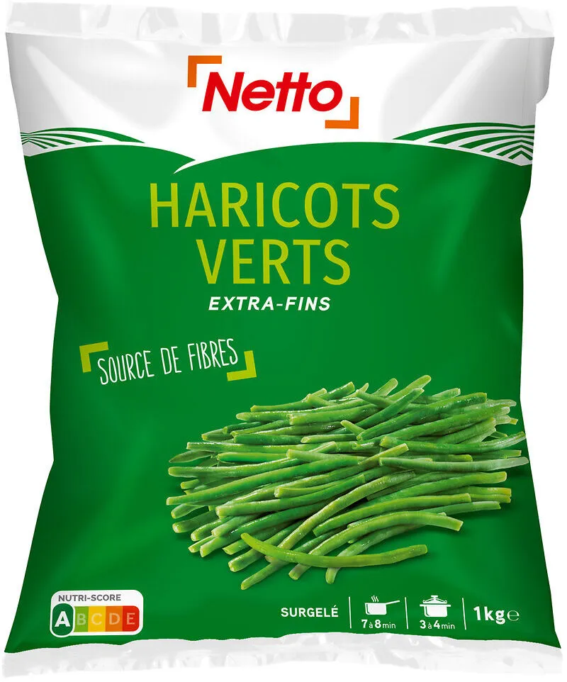 Haricots verts extra fins 1 kg