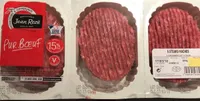 Jean Rozé Steak, viande hachée pur bœuf 15%