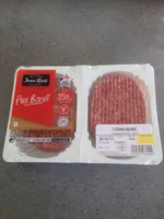 Jean Rozé, Steak, viande hachée pur bœuf 15%, les 2 steaks de 125 g