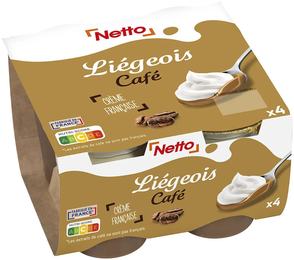 Liegeois saveur cafe 4x100g