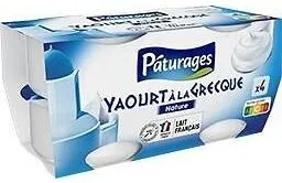 Yaourt a la grecque nature 4x150g