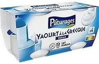 Yaourt a la grecque nature 4x150g