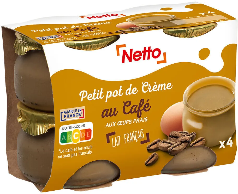 Ppc petit pot de creme cafe 4x100g