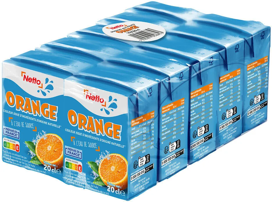 Netto Boisson Orange 10x20cl