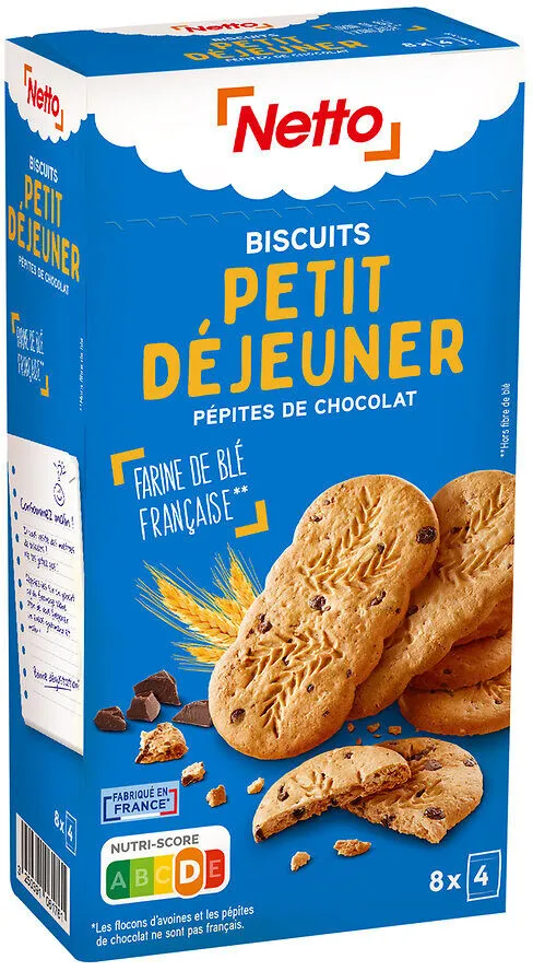 Déjeuner Céréales & Pépites chocolat - 400g