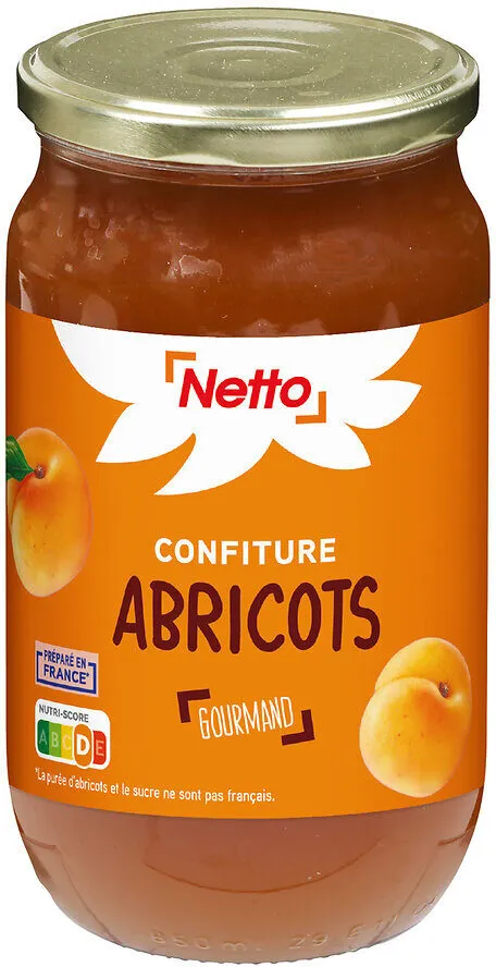 CONFITURE d'abricots 35% fruits - 1 kg