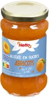 CONFITURE EXTRA d'abricots ALLEGEE 50% fruits