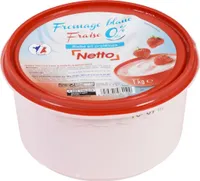 Fromage frais sucre a la fraise 0% 1kg