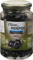 Bocal 37cL Olives noires à la Grecque 250G