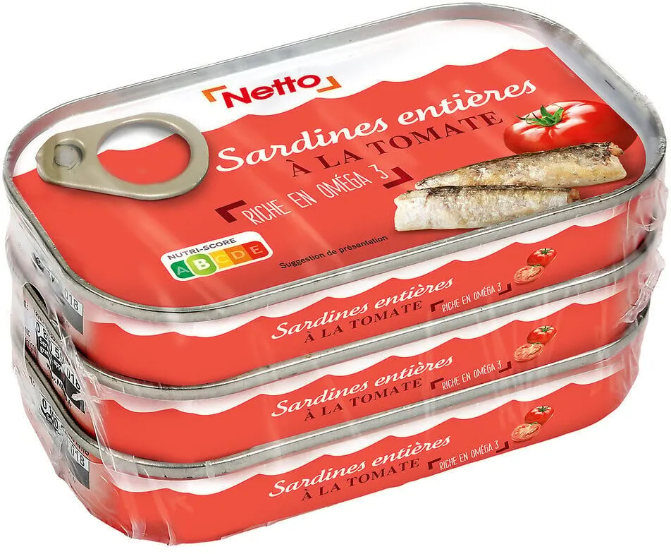 Sardines à la tomate 3x69g (1/10)