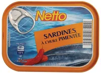 Sardines à l'huile pimentée 135g (1/5)