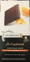 Tablette dégustation chocolat noir aux écorces d'oranges - 100g