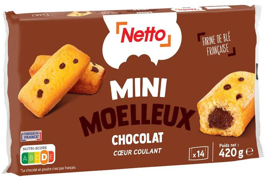 Mini fourrés au chocolat x14