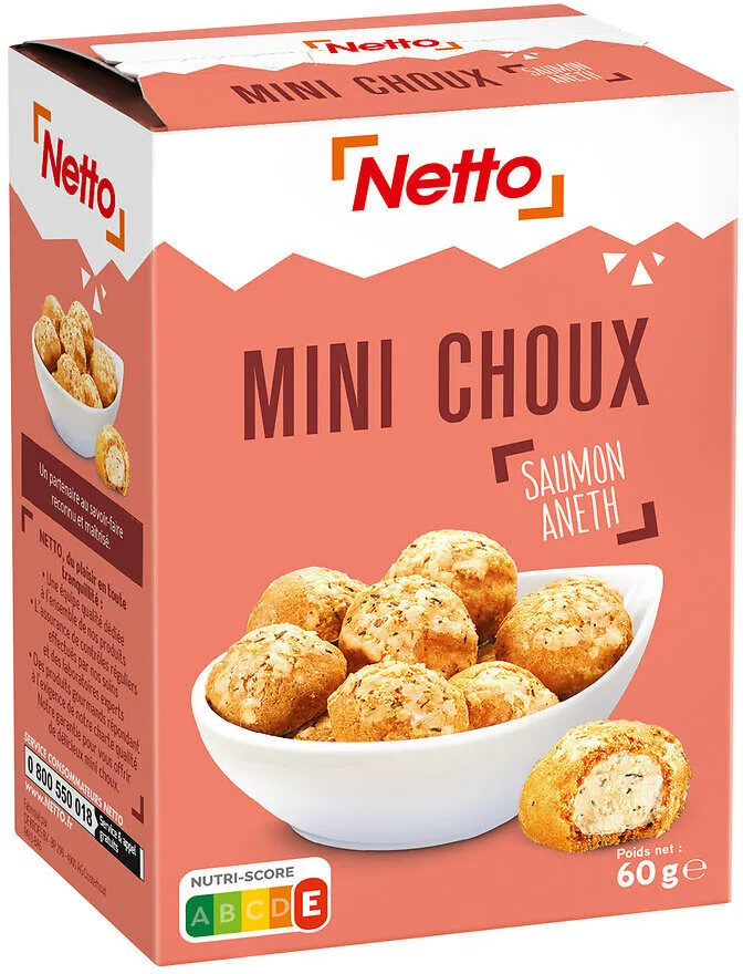 Mini-Choux Saumon Aneth