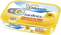 Sardines à l'huile de tournesol 135g (1/5)