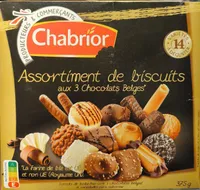 Assortiment de biscuits aux 3 chocolats belges