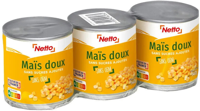 Maïs doux croquant SSA 3x1/4