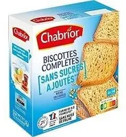 Biscottes complètes sans sucres ajoutés x36