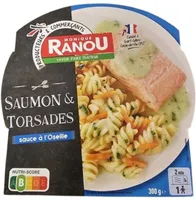 Saumon et torsades - sauce à l'oseille