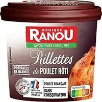 RILLETTES POULET ROTI 220g massif TRAD - FRANCE