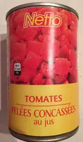 Tomates pelées concassées au jus 1/2