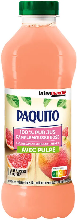 Pj pamplemousse rose pet 1l