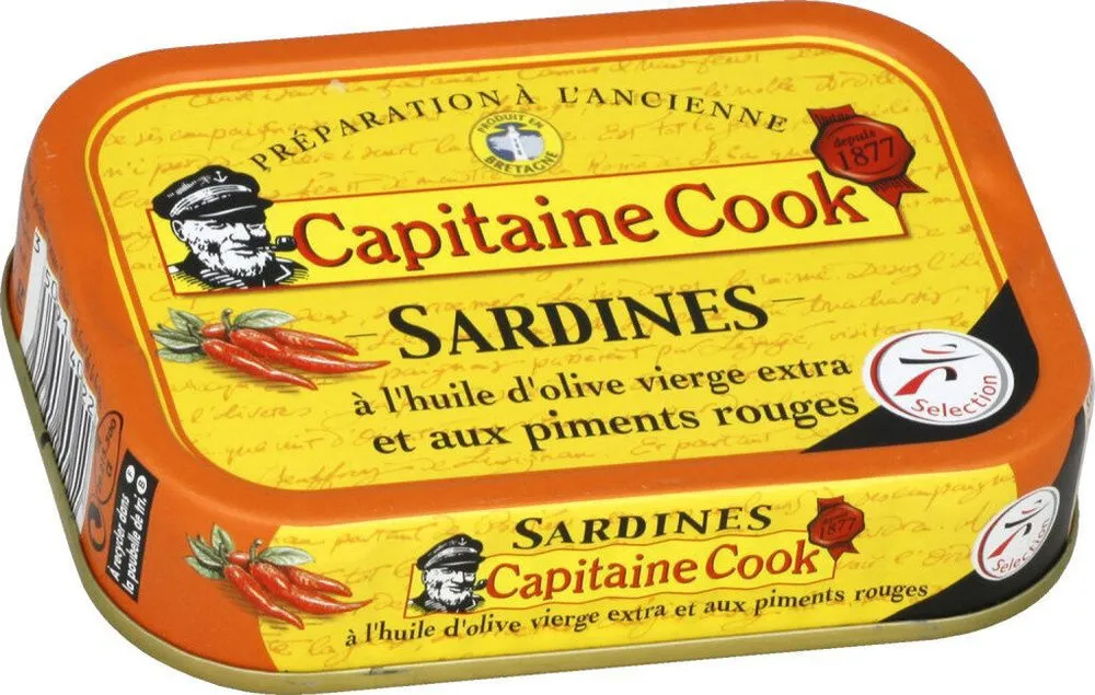 Sardines à l'huile d'olive & piment d'Espelette