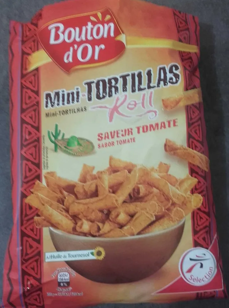 Mini tortillas saveur tomate